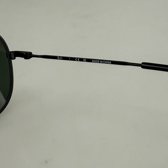 Ray-Ban Sunglasses RB 3293 006/71 Matte Black Polarized Aviator Pilot New + Case - Picture 5 of 15